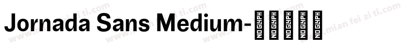 Jornada Sans Medium字体转换
